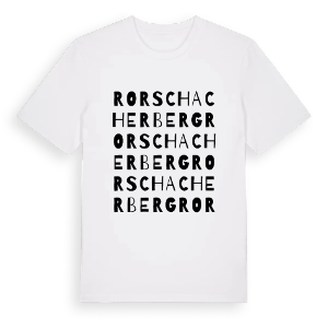 Rorschacherberg ordlek t-shirt – ekologisk bomull t-shirt från Pinshirt