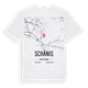 Schänis karta t-shirt