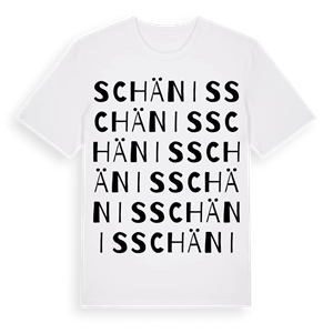 Schänis ordlek t-shirt – ekologisk bomull t-shirt från Pinshirt