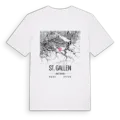St. Gallen karta t-shirt