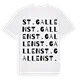 St. Gallen ordlek t-shirt