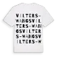 Vilters-Wangs ordlek t-shirt