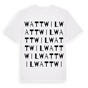 Wattwil ordlek t-shirt – ekologisk bomull t-shirt från Pinshirt