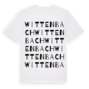 Wittenbach ordlek t-shirt – ekologisk bomull t-shirt från Pinshirt