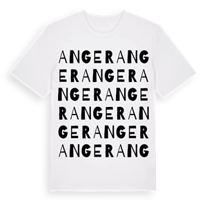 Anger ordlek t-shirt – ekologisk bomull t-shirt från Pinshirt