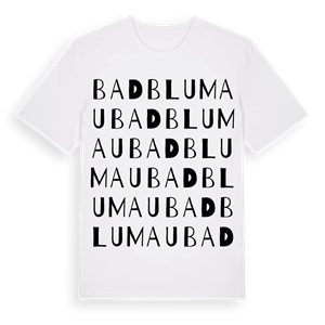 Bad Blumau ordlek t-shirt – ekologisk bomull t-shirt från Pinshirt