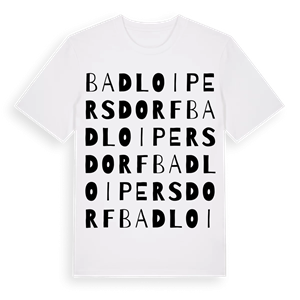 Bad Loipersdorf ordlek t-shirt – ekologisk bomull t-shirt från Pinshirt