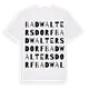 Bad Waltersdorf ordlek t-shirt