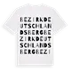 Bezirk Deutschlandsberg ordlek t-shirt