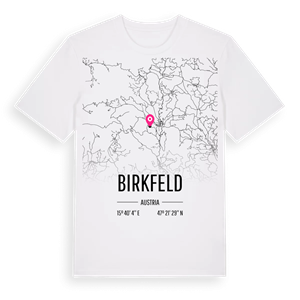 Birkfeld karta t-shirt – ekologisk bomull t-shirt från Pinshirt