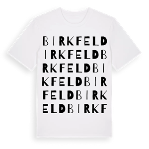 Birkfeld ordlek t-shirt – ekologisk bomull t-shirt från Pinshirt