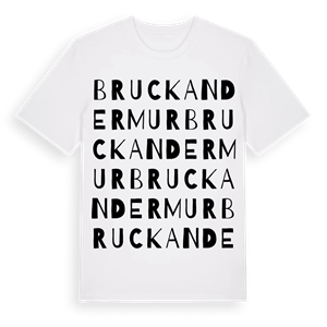 Bruck an der Mur ordlek t-shirt – ekologisk bomull t-shirt från Pinshirt