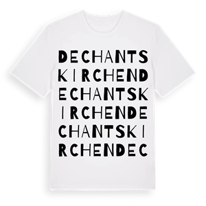 Dechantskirchen ordlek t-shirt – ekologisk bomull t-shirt från Pinshirt