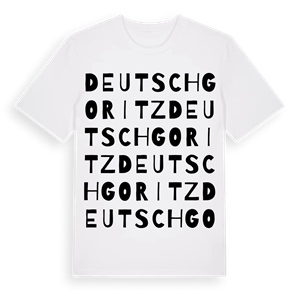 Deutsch Goritz ordlek t-shirt – ekologisk bomull t-shirt från Pinshirt