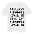 Dobl-Zwaring ordlek t-shirt