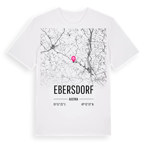 Ebersdorf karta t-shirt – ekologisk bomull t-shirt från Pinshirt