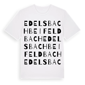 Edelsbach bei Feldbach ordlek t-shirt – ekologisk bomull t-shirt från Pinshirt