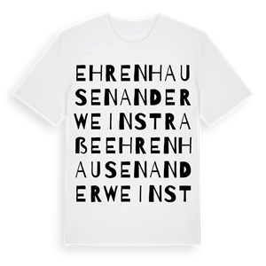 Ehrenhausen an der Weinstraße ordlek t-shirt – ekologisk bomull t-shirt från Pinshirt