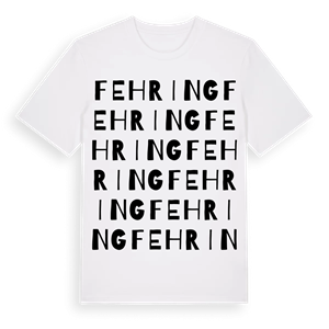 Fehring ordlek t-shirt – ekologisk bomull t-shirt från Pinshirt