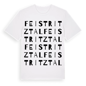 Feistritztal ordlek t-shirt – ekologisk bomull t-shirt från Pinshirt