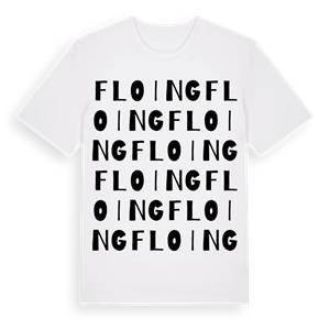 Floing ordlek t-shirt – ekologisk bomull t-shirt från Pinshirt