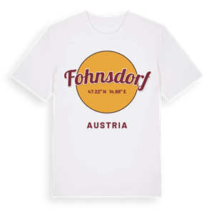 Fohnsdorf cirkel t-shirt – ekologisk bomull t-shirt från Pinshirt