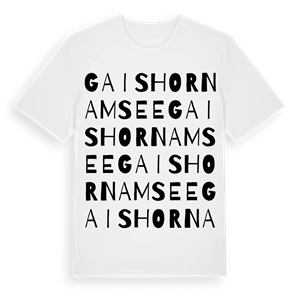 Gaishorn am See ordlek t-shirt – ekologisk bomull t-shirt från Pinshirt