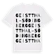 Geistthal-Södingberg ordlek t-shirt