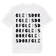 Gleisdorf ordlek t-shirt