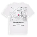 Gratwein-Straßengel karta t-shirt