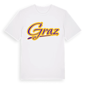 Graz baseball t-shirt – ekologisk bomull t-shirt från Pinshirt