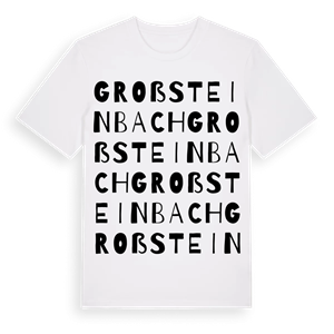 Großsteinbach ordlek t-shirt – ekologisk bomull t-shirt från Pinshirt