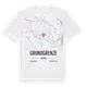 Grundgrenze karta t-shirt