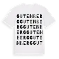 Gutenberg ordlek t-shirt