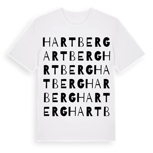 Hartberg ordlek t-shirt – ekologisk bomull t-shirt från Pinshirt
