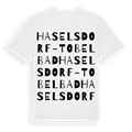 Haselsdorf-Tobelbad ordlek t-shirt