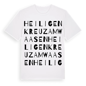 Heiligenkreuz am Waasen ordlek t-shirt – ekologisk bomull t-shirt från Pinshirt