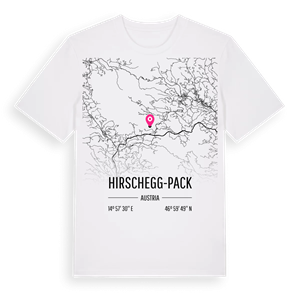 Hirschegg-Pack karta t-shirt – ekologisk bomull t-shirt från Pinshirt