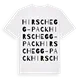 Hirschegg-Pack ordlek t-shirt