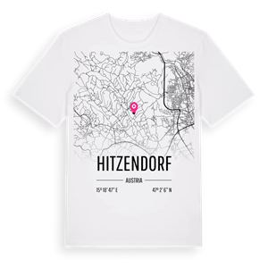 Hitzendorf karta t-shirt – ekologisk bomull t-shirt från Pinshirt