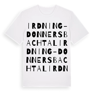 Irdning-Donnersbachtal ordlek t-shirt – ekologisk bomull t-shirt från Pinshirt