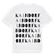 Kaindorf ordlek t-shirt