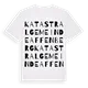 Katastralgemeinde Affenberg ordlek t-shirt