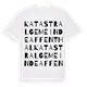 Katastralgemeinde Affenthal ordlek t-shirt