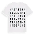 Katastralgemeinde Albersdorf ordlek t-shirt
