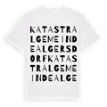 Katastralgemeinde Algersdorf ordlek t-shirt