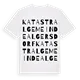 Katastralgemeinde Algersdorf ordlek t-shirt