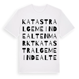 Katastralgemeinde Altenmarkt ordlek t-shirt – ekologisk bomull t-shirt från Pinshirt