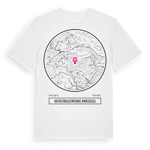 Katastralgemeinde Amassegg t-shirt – ekologisk bomull t-shirt från Pinshirt