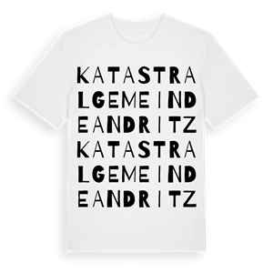 Katastralgemeinde Andritz ordlek t-shirt – ekologisk bomull t-shirt från Pinshirt